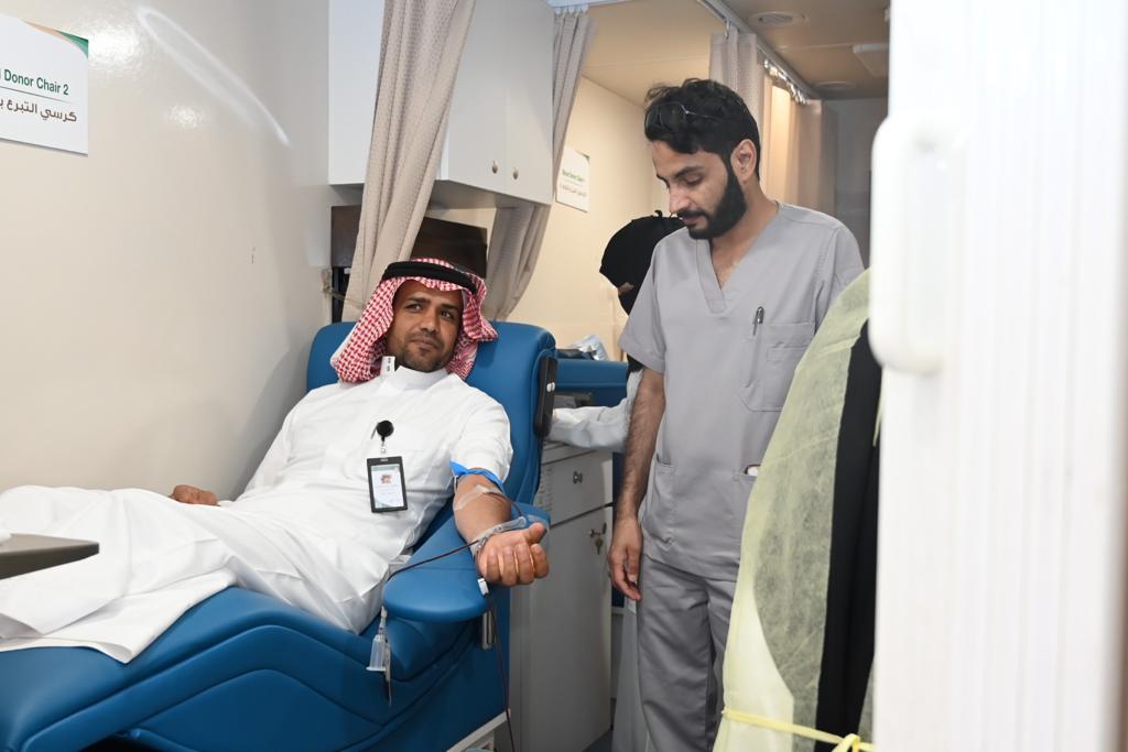 الشؤون الإسلامية بالجوف تنفذ حملة للتبرع بالدم (2).jpg
